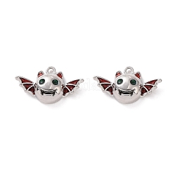 Rack Plating Alloy Enamel Pendants&nbsp;FIND-I037-11P