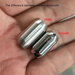 Tarnish Resistant Matte 304 Stainless Steel Barrel Magnetic Clasps with Glue-in Ends&nbsp;STAS-E089-06C