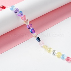 Transparent Glass Beads Strand&nbsp;GLAA-F112-01H