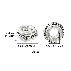 Tibetan Style Alloy Spacer Beads&nbsp;YW0001-10