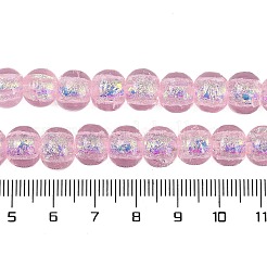 Handmade Foil Lampwork Beads Strands&nbsp;FOIL-K003-04B