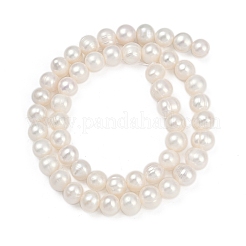 Natural Cultured Freshwater Pearl Beads Strands&nbsp;PEAR-I007-07J-04A