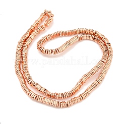 Electroplated Synthetic Non-magnetic Hematite Beads Strands&nbsp;G-C136-B01-02