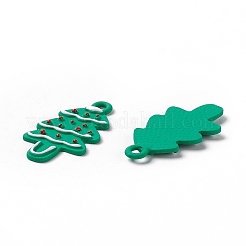 Spray Painted Alloy Enamel Pendants&nbsp;FIND-E022-04