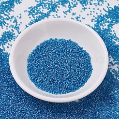 MIYUKIデリカビーズ  シリンダー  日本製シードビーズ  11/0  （db0862)マット透明カプリブルーab  1.3x1.6mm  穴：0.8mm  約2000個/10g&nbsp;X-SEED-J020-DB0862