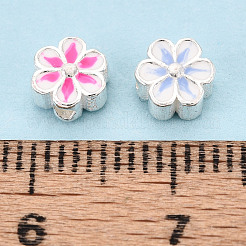 925 Sterling Silver Enamel Beads&nbsp;STER-T008-35M