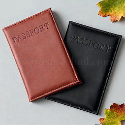 2Pcs 2 Colors PU Leather Passport Cover&nbsp;OFST-CL0001-10C