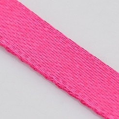バレンタインデーギフトボックスパッケージサテンリボン  ショッキングピンク  幅1/4インチ（6mm）  25ヤード/ロール（22.86メートル/ロール）&nbsp;X-RC012-28