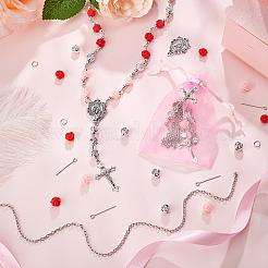 DIY Catholic Rosary Necklace Making Kit&nbsp;DIY-PH0008-91
