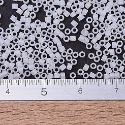 MIYUKIデリカビーズ  シリンダー  日本製シードビーズ  11/0  （db0851)マットクリスタルab  1.3x1.6mm  穴：0.8mm  約100000個/500g&nbsp;SEED-MY11-DB0851