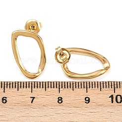 304 Stainless Steel Nuggets Stud Earrings&nbsp;EJEW-I320-17G