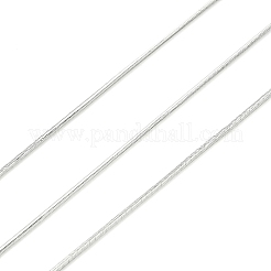 ポリエステル弾性コード  ラウンド  銀  1mm  約21.87ヤード（20m）/ロール&nbsp;EW-CJC0001-01B