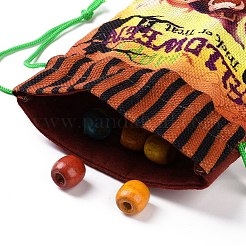 Halloween Cotton Cloth Storage Pouches&nbsp;ABAG-A005-01A