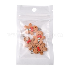 4Pcs 2 Styles Christmas Theme Opaque Resin Pendants&nbsp;RESI-FS0001-27