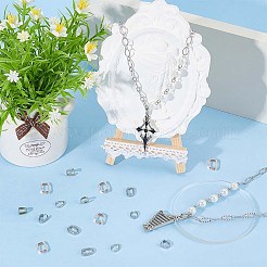 120個 4スタイル 304ステンレススチール クイックリンクコネクター  フレームコネクター  ステンレス鋼色  8~11.5x7.5~9.5x2.5~3.5mm  30個/スタイル&nbsp;STAS-SC0005-53