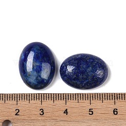天然ラピスラズリの染色カボション  オーバル  20~20.8x15~15.5x5.8~6.5mm&nbsp;G-B080-01A-18