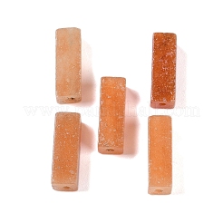 天然なレッドアベンチュリンビーズ  直方体の  13x4x4mm  穴：1.4mm&nbsp;G-G137-01K