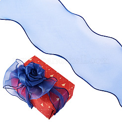 12M Polyester Wave Edge Ribbon&nbsp;DIY-TA0012-96B
