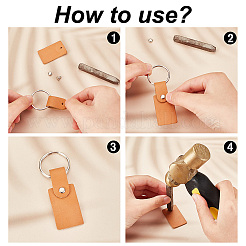 DIY Blank Keychain Making Kit&nbsp;DIY-OC0010-99