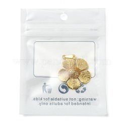 304ステンレススチールペンダント1個  花のチャーム  ゴールドカラー  29.5x26.5x5mm  穴：7x3mm&nbsp;STAS-FS0001-33B