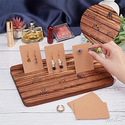 1Pc Wooden Card Display Base&nbsp;DIY-NB0007-76