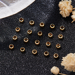 300Pcs 4 Styles Brass Crimp Beads&nbsp;KK-BBC0014-69