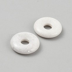 Natural White Jade Pendants&nbsp;G-WH0016-53G