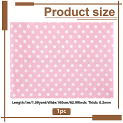 水玉模様の綿生地  服飾材料  DIYの工芸品について  ピンク  1600x0.2mm&nbsp;DIY-GA0010-22B