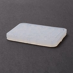 ライン＆リング＆ハート＆スター＆クラウン＆スクエア＆長方形＆カントスフィア充填シリコンモールド  レジン型  紫外線樹脂とエポキシ樹脂のジュエリークラフト用充填シリコンモールド  レジン型  UVレジン＆エポキシレジンジュエリークラフト作り用  ホワイト  54.5x64.5x5.3mm&nbsp;LS-DIY-M029-02
