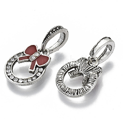 Christmas Tibetan Style Alloy European Dangle Charms&nbsp;MPDL-N039-015