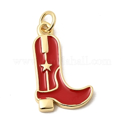 Brass Enamel Pendants&nbsp;KK-A296-51G