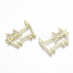Rack Plating Alloy Open Back Bezel Cabochons&nbsp;X-PALLOY-S132-148-RS