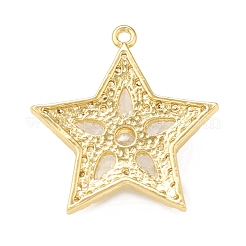 Brass Micro Pave Cubic Zirconia Charms&nbsp;KK-P228-44G