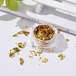 ホイルフレーク  diyの金箔フレーク  エポキシジュエリーアクセサリーフィラー用  淡いチソウ  箱：2.9x1.6センチメートル&nbsp;X-DIY-E032-02C