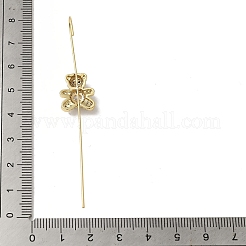 Brass Crystal Rhinestone Ear Wrap Crawler Hook Earrings for Women&nbsp;EJEW-C097-02G-02