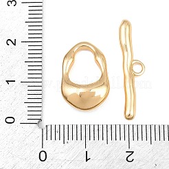 Brass Toggle Clasps&nbsp;KK-CBA7BFE-03G