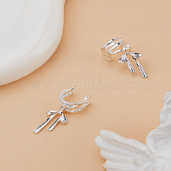 1 Pair Zinc Alloy Dangle Cuff Earrings&nbsp;EJEW-LP0009-05