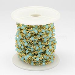 Handmade Glass Beaded Chains&nbsp;CHC-G311-B04