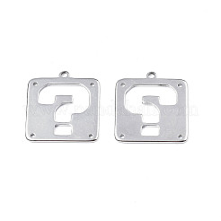 Tarnish Resistant 201 Stainless Steel Chandelier Component Links&nbsp;STAS-T063-189P