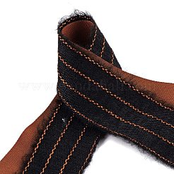 6 Yards 2 Styles Halloween Polyester & Polycotton Ribbons Sets&nbsp;SRIB-A015-03C-08