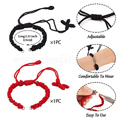 Nylon Weave Bracelets Making&nbsp;AJEW-TA00023