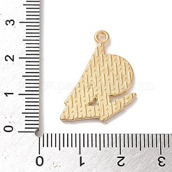 合金エナメルチャーム  定規チャーム  ゴールドカラー  ピンク  27x15.5x1.5mm  穴：1.8mm&nbsp;ENAM-R147-10B-G