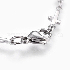 Tarnish Resistant 304 Stainless Steel Link Chain Bracelets&nbsp;BJEW-P239-07