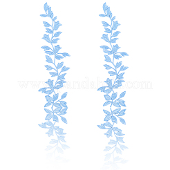 4Pcs Polyester Iron on/Sew On Patches&nbsp;PATC-CP0001-11A