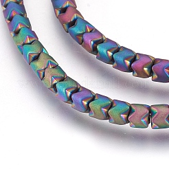 Electroplate Non-magnetic Synthetic Hematite Bead Strands&nbsp;LS-G-I208-19F-F