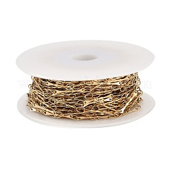 Ion Plating(IP) 304 Stainless Steel Twist Oval Link Chains&nbsp;CHS-K017-04G