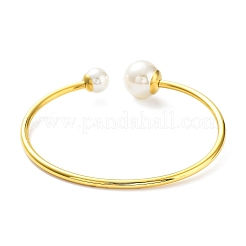 Ion Plating(IP) 304 Stainless Steel Cuff Bangles&nbsp;BJEW-M309-01G