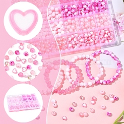 Pink Color Theme DIY Jewerly Making Kit&nbsp;DIY-FS0008-78