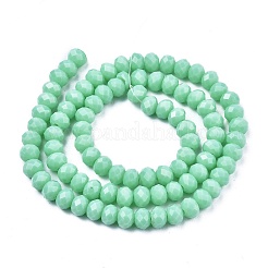 Opaque Solid Color Glass Beads Strands&nbsp;EGLA-A034-P3mm-D14