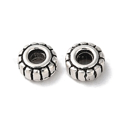 925 Sterling Silver Corrugated Beads&nbsp;STER-P053-09A-AS
